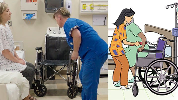 How to shift the Patient from Bed to Wheelchair Using the Transfer Belt